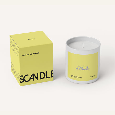'Focus On The Process' Handcrafted Scented Candle