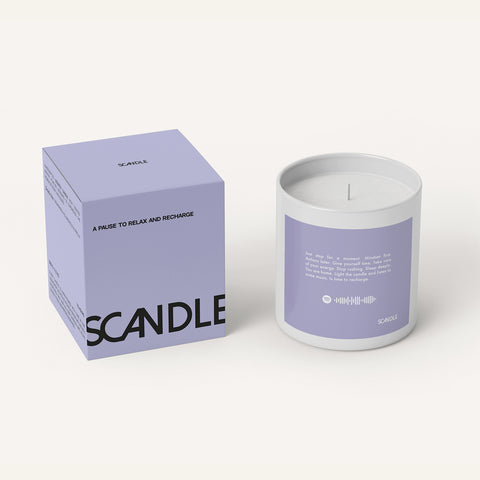 'A Pause to Relax & Recharge' Scented Candle